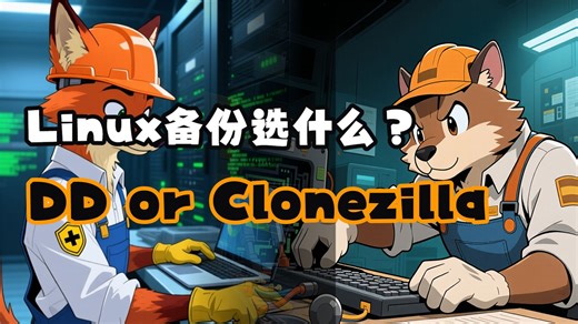 Linux服务器备份还原6——选DD还是Clonezilla？
