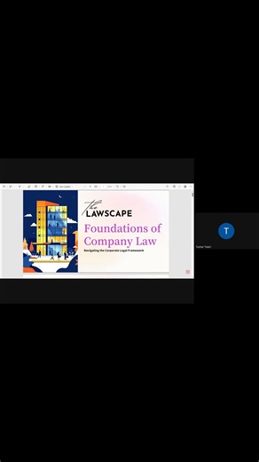 "Lawscape | Legal Updates & Insights" on Instagram: "Ever wondered what a company actually is? Not the textbook definition — the REAL concept? 👀 In this short clip from our webinar, Tushar Tiwari Sir breaks it down beautifully: A company isn’t just a business… It’s a separate legal person with its own identity, rights, and responsibilities. Independent from its founders. Independent from its owners. ⚖️ Watch Full Company Law Crash Course - The Lawscape YouTube page This clarity is what every la