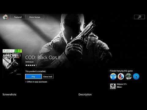 HOW TO DOWNLOAD & PLAY BLACK OPS 2 ON XBOX ONE! HOW TO DOWNLOAD BO2 FAST ON XB1