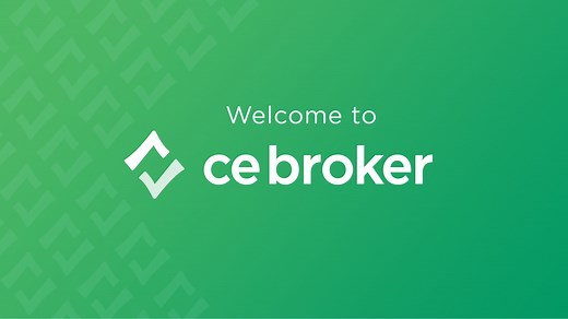 Welcome to CE Broker