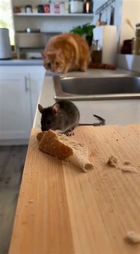 Kitchen Floor Collapses as Cat Chases Mouse — Caught on Camera