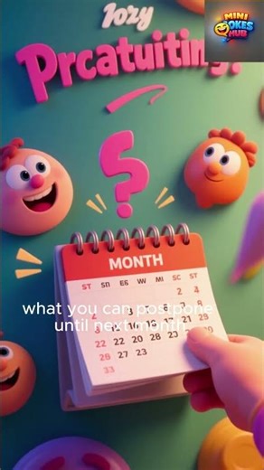 The Most Honest Procrastination Joke Ever