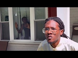 Trying to avoid someone at your door but your food delivery guy arrives