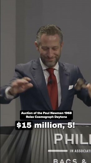 Auction of the World's Most Expensive Rolex 🤯