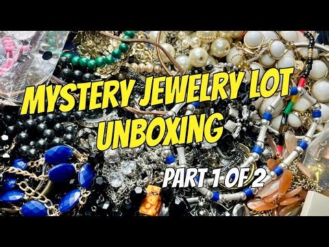 Mystery Jewelry Lot UNBOXING Part 1 of 2