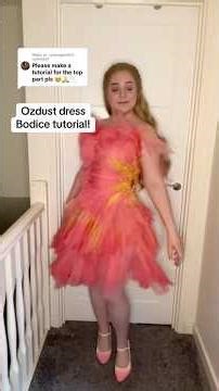 Ozdust bodice tutorial! #glinda #sewing #wicked #wickedmovie #ozdust