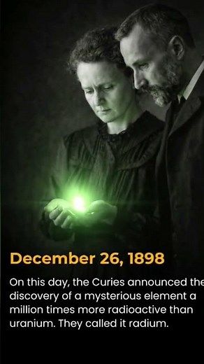 Radium Discovery by Curies: History & Impact of a Nobel Prize Win #MarieCurie #ScienceFacts