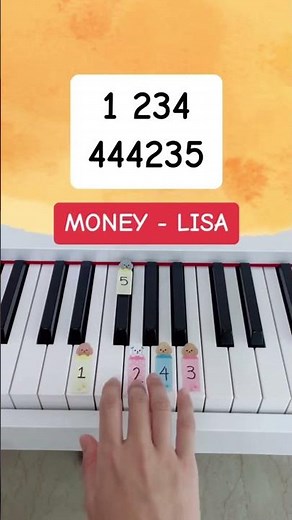 Money - Lisa (Piano Tutorial) #moneylisa #lisamoney #blackpinklisa #easypianotutorial #pianoshorts
