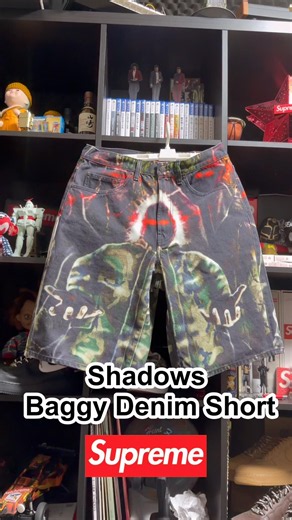 【Supreme】存在感エグい…！Shadows Baggy Denim Short 着用ショートレビュー #shorts