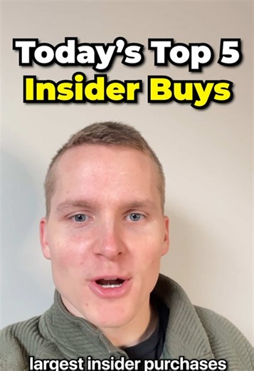 Ranking today’s five largest insider purchases and picking my favorite. Starting at number five, a director at PennyMac Financial bought $200,000 worth of stock. This is their largest purchase ever and also a reversal, since they had sold the stock three times in a row before now buying. At number four, the CEO and a director at QuidelOrtho each bought more than $200,000 worth of stock. The company’s shares are down over 30% in the last month, making this a clear dip buy, and the CFO also added 