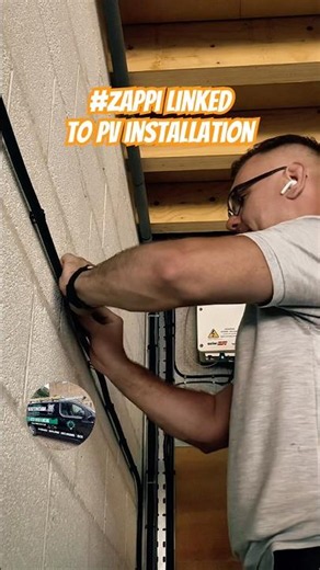 #Southampton #electrician Charge Your EV with FREE Solar Energy! ☀️⚡ Zappi EV Charger Installation