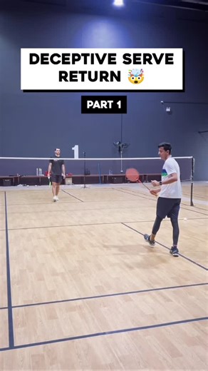 Coach kamal on Instagram: "#5 DECEPTION WINS DOUBLES MATCHES! 😈 If your opponent can read your return… you’re already late 👀 🎭 Deceptive Serve Return in DOUBLES ✔️ Same preparation ✔️ Last-second change ✔️ Opponent frozen 🧊 ✔️ You control the rally 💥 This one skill can create free points and break strong pairs 🤝❌ 👉 Watch carefully 👉 Save & practice 👉 Use it in your next match 📩 Got questions about doubles deception, serve return, or net control? Ask us anytime — happy to help 💪 🏸 Tra