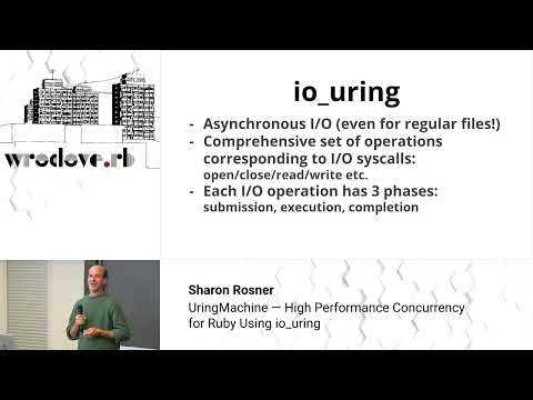 Sharon Rosner - UringMachine - High Perf. Concurrency for Ruby Using io_uring - wroc_love.rb 2026