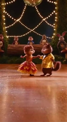 The forest ballroom is shaking — our dazzling chipmunk duo just danced their tails off and stole every heart (except that one hedgehog’s). ✨🐿️💃🕺 #ChipmunkDanceOff #ForestBallroomStars #TinyTuxBigMoves #LeafGownLegend #CritterCrowdGoesWild