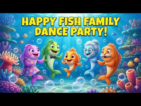 Tiny Fishy Dance Song 🐟 | Fun Fish Family Rhyme for Babies.