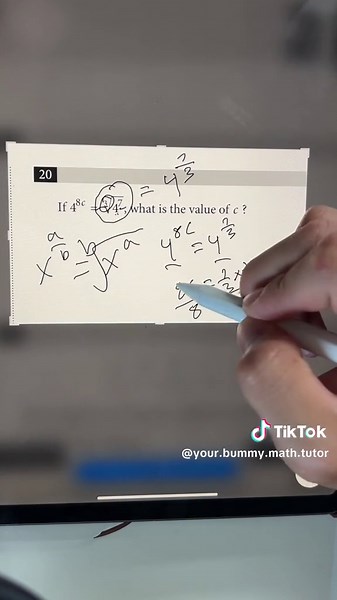 Hardest Math Question in America: Solving for C