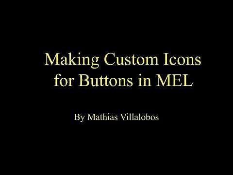 Maya Tutorial - Making Custom Icons for Buttons in MEL