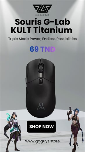 GGG Good Game Guys on Instagram: "⚡ Flexibility meets performance! The G-Lab KULT Titanium gives you total gaming freedom with triple connectivity! 🚀 ✨ 12,000 DPI Pixart PAW 3311 optical sensor ✨ Triple Mode Connectivity - Bluetooth, 2.4GHz Wireless & Wired USB ✨ 100-Hour Battery Life - Game for days without charging ✨ 6 Programmable Buttons - Customize every command ✨ Fully Customizable RGB - Create your unique style ✨ 1000 Hz Refresh Rate - Ultra-responsive gameplay ✨ Lightweight 78g Design -