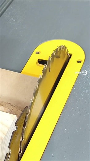 how to check table saw sled for square #woodworking #tips