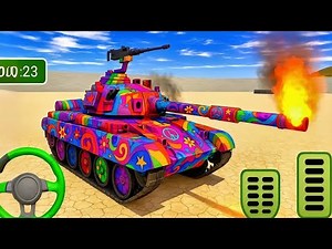 "INSANE Rainbow Tank Battle! 🌈 Epic Cartoon War Simulator | Funny Tank Game 2025 (4K Gameplay)"