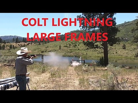 Colt Lightnings - Shooting a Pair of Large Frames