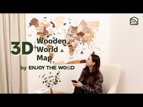 3D World Map Installation Guide | Enjoy The Wood