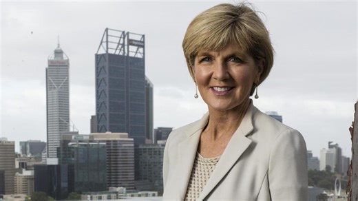 Julie Bishop says goodbye to the Foreign Ministry but not politics
