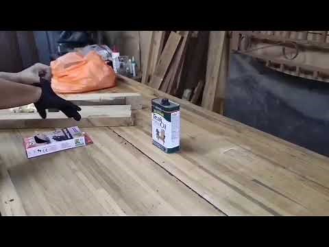 How to apply finishing Minwax Teak Oil