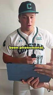 Coastal Carolina baseball's Caden Bodine blind ranks his top plays 🫣 #shorts