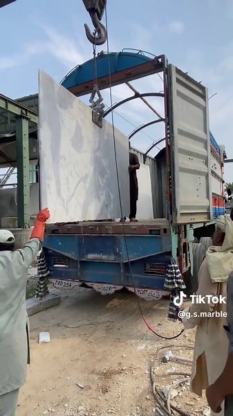 GS Marble Slab and Counter Loading Process Explained