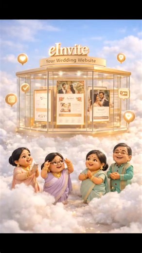 einvite on Instagram: "This is more than an invite. It’s your wedding story, brought to life. Design. Share. Celebrate — with eInvite. 🎉 app.einvite.website"