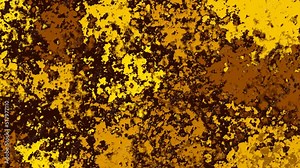 Abstract animated background for logos, symbols. Pattern color chaotic spots, particles. Vintage. Corrosion of non-ferrous metal. Terrazzo. Screensaver for art, technology, presentations, business. 4k