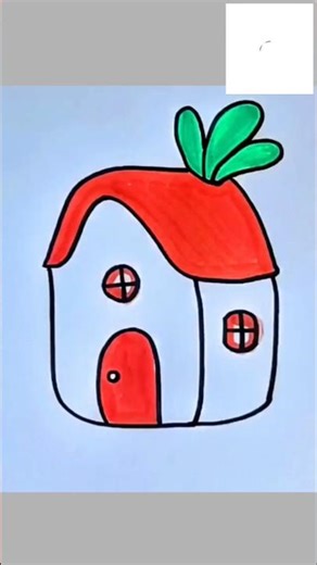 Cartoon House Drawing ✏️🏠 | Easy Step-by-Step Art for Kids