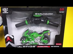 Real Handle Remote - 4D Road RC Motorcycle -ChatpatTv