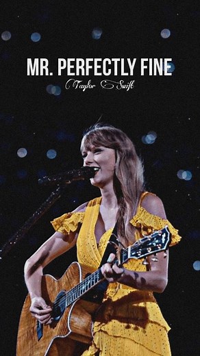 Moonlight Energy | Video Lyrics ✨️ on Instagram: "Taylor Swift - Mr. Perfectly Fine (Taylor’s Version) (From The Vault) #taylorswift #mrperfectlyfine #fearlesstaylorsversion #lyrics #rolitasconletras30s #reels ¿Que te pareció está canción del Baúl?"