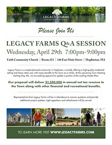 Legacy Farms Q&A Session