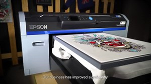 "...we did a lot of research and tested many different brands. We spent a long time testing the durability of the prints and we are amazed at how much abuse the Epson [F-Series Direct-to-Garment Printer] could take. We did hard wash cycles, stretch test and even tested how it reacted under the sunlight. The prints were incredibly tough and retained their quality even under extreme conditions." - Agus Oka Laksana, Owner of BigTree Productions Learn more about the printer here: https://enquire.eps