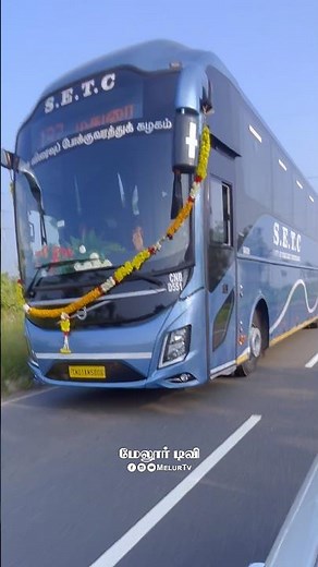 SETC New Volvo Bus 🔥 Government Luxury on Road! #SETC #Volvo #LuxuryBus #TravelTamil