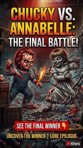 CHUCKY VS ANNABELLE — PART 2 🔪👻 The Battle Continues! #shorts