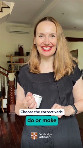 21K views · 188 reactions | Choose the correct verbs to complete the sentences: ‘do or make’ ➡️ ___ a promise. ➡️ ___ my homework. ➡️ ___ a phone call. #VocabularyQuiz #LearnEnglish #CambridgeDictionary | Cambridge Dictionary | Facebook