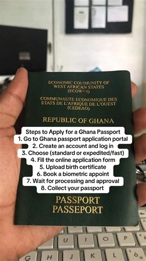 Here’s a detailed step by step to apply for your Ghana passport ❤️. #passport #ghana #passportphoto #travel #gh
