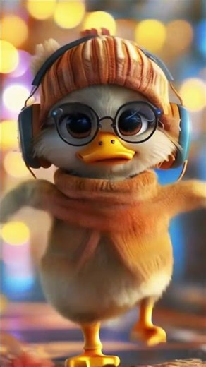 Adorable Duck Dance Fun #duck #dance #cute #thieunhi #petdance #kidssong #kids