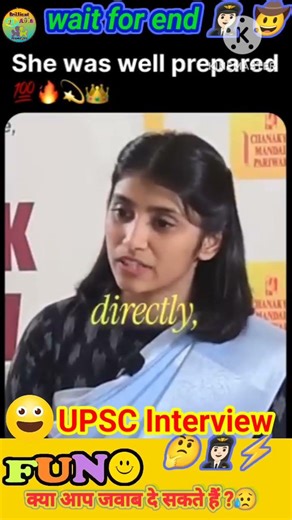 She was well prepared | Upsc interview #upsc #motivation #ias #ips