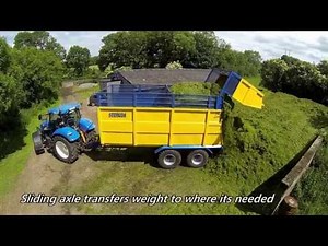Stealth Manufacturing Kompactor 40 Push Off Trailer Grass Silage 2013 New Holland Agriculture