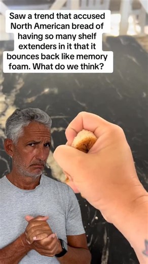 Tim Spector MSC FRCP MD FRSB OBE on Instagram: "Have you ever noticed how some US supermarket bread is soft and springy? One reason is azodicarbonamide, or ADA, is a flour bleaching agent and dough conditioner used to improve the texture and shelf life of bread. ADA helps dough rise faster and gives bread a uniform texture. But when it’s heated during baking, it breaks down into other compounds, including small amounts of semicarbazide and ethyl carbamate. In animal studies, semicarbazide has be