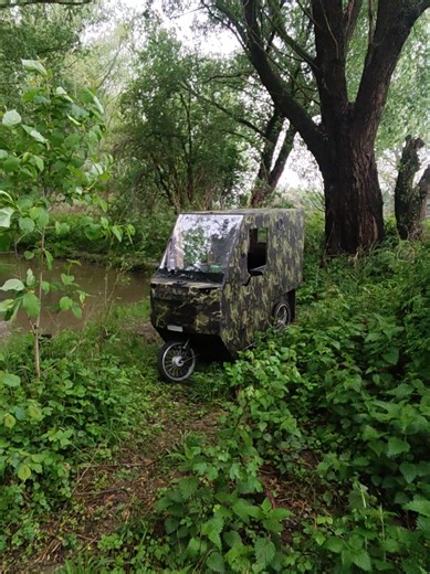 🔥Erste Nacht bei Regen ☔🌧️im V2 E-Bike Camper! 🔥 gemütliche DIY Fahrrad Wohnmobil Übernachtung 💯👌 #outdoor #shelter #mobilehome #camp