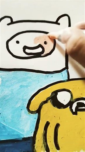 adventure time drawing pt2!! #art #drawing #subscribe #shorts