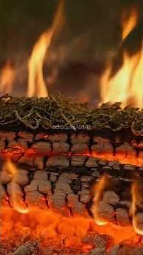 Crackling Embers ASMR Meditative Fire Sounds looped #asmrsleep #burningfireplace #relax