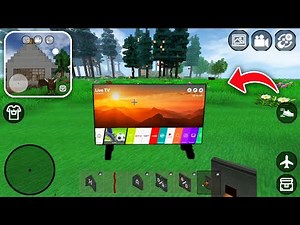 How to Make WORKING TV in MINI BLOCK CRAFT 3D