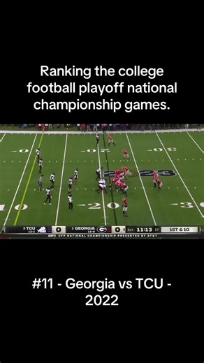 Ranking College Football Playoff National Championship Games